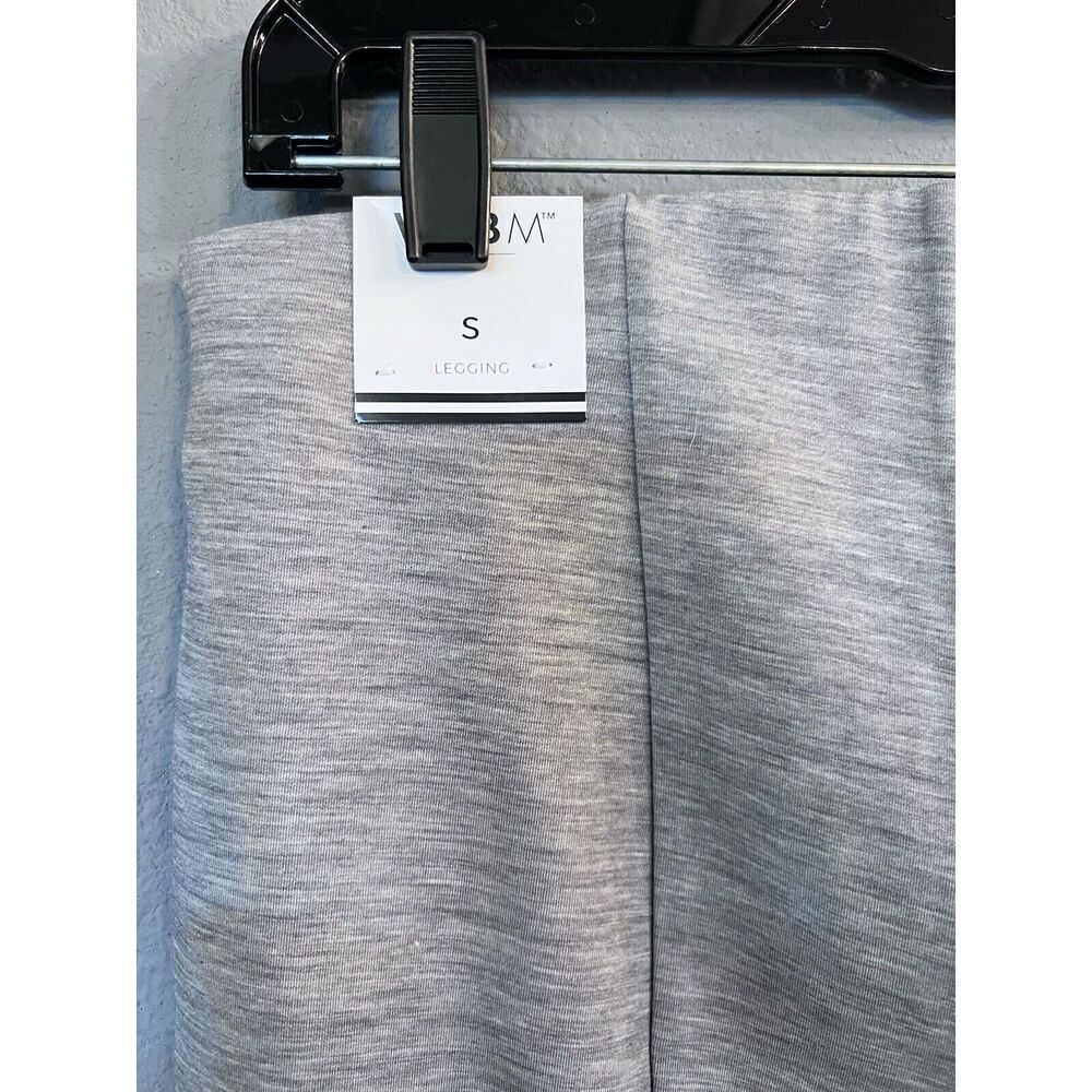 White House Black Market WHBM Heather Grey Ponte High Rise Leggings S NWT - Picture 3 of 5